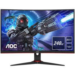 AOC Monitor LED C27G2ZE Gaming Curved 240Hz (27", 16:9, 1920x1080, VA, 240Hz, 300 cdm˛, 3000:1, 0.5 ms, 178178°, 2xHDMI, DP, Tilt, 3-sided