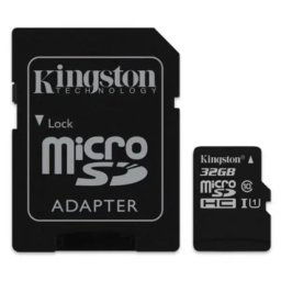 Micro SD Kingston 32GB SDCS232GB + SD adapter