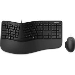Miš+tastatura MICROSOFT Ergonomic Desktopžičnacrna' ( 'RJU-00013' )