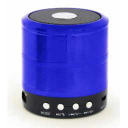 SPK-BT-08-B Gembird Portable Bluetooth speaker +handsfree 3W, FM, microSD, AUX, blue
