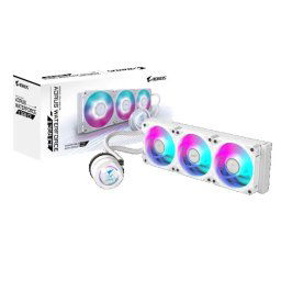 AORUS WATERFORCE II 360 ICE, Fan EZ-Chain: DIY-friendly fan design with slide-in interlocking mechanism and DAISY-CHAIN ( GP-AORUS WATERFOR