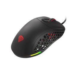 GENESIS XENON 800, Gaming Optical Mouse 200-16000 DPI, Maximum acceleration 50 G, OMRON Switches, RGB LED, 6 Buttons, USB, Black, Cable 1,8