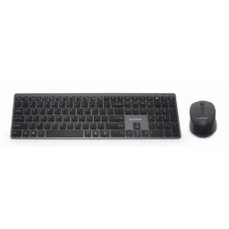KBS-ECLIPSE-M500 Backlight Pro Business Slim wireless desktop set, US layout, black