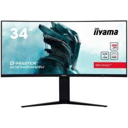 IIYAMA Monitor LED GCB3480WQSU-B1 G-MASTER 34" VA Curved 3440 x 1440 @180Hz 21:9 420 cdm˛ 4000:1 0.4ms 2xHDMI 2xDP USB Hub HAS Tilt ( GCB3