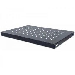 INTELLINET Polica fiksna 345mm za rek 19" 1U crni