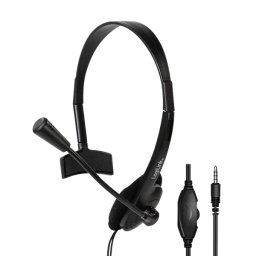 Logilink mono slušalice, povezivanje 3.5mm, mikrofon za call centre
