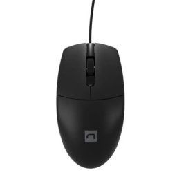 RUFF 2, Optical Mouse 1000 DPI, 3 Buttons, USB, Black, Cable 1,5m ( NMY-1987 )