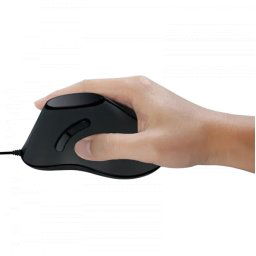 Logilink miš vertikalni ergonomski žičani crni