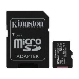 MicroSD 512GB, Canvas Select Plus, Class 10 UHS-I U3 V30 A1, Read up to 100MB/s, Write up to 85MB/s, w/SD adapter ( SDCS2/512GB )