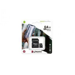 Kingston microSDXC 128GB Class 10 U1 UHS-I 100MBs-10MBs + adapter ( SDCS2/128GB )