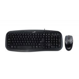 Genius smart tastatura + miš KM-200, BLK,USB,SER