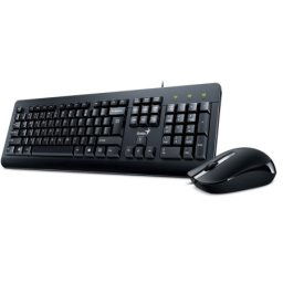 Genius komplet tastatura i miš KM-160 , USB, BLACK, SER