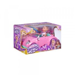 Sparkle girlz pink automobil i lutka set ( ZU10028 )