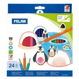 Milan drvene bojice 24 kom trouglaste ( MLN722324 )
