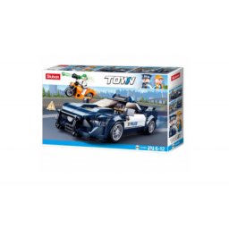 Sluban kocke, policijsko vozilo sa figurama 284kom ( A072635 )