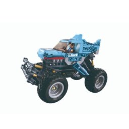 Sluban kocke, vozilo off road plavi ( A077204 )