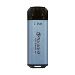 Transcend 512GB, portable SSD, ESD300C, Type C, Sky Blue ( TS512GESD300C )