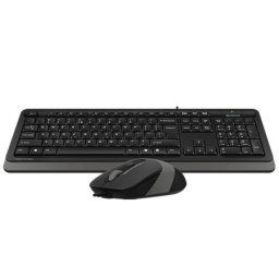 A4 tech f1010 fstyler usb yu siva tastatura + USB sivi miš