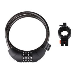 Force braba f lux spiralna šifra sa držačem 85cm/10mm,crna ( 49114 )