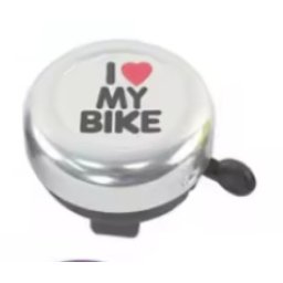 Zvonce i love my bike,srebrno ( B80009 )