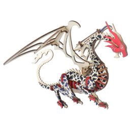 Čarolijashop 3d drvena slagalica - Leteći zmaj ( 267)