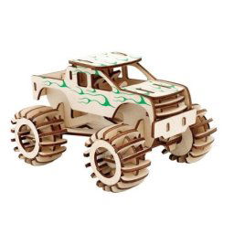 Čarolijashop 3d drvena slagalica - Monster kamion ( 462)