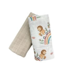 Deksi Muslin tetra pelene Meda duga bež 80x80cm ( 3885 )