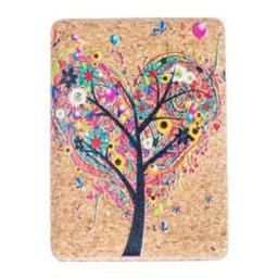Viter ogledalce cork floral design ( L-855_3 )