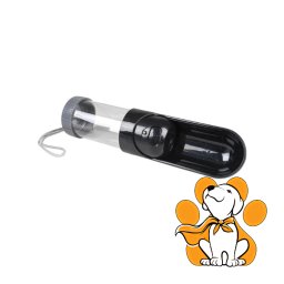 Duvo+ Compact Drinking Bottle 300ml, Flašica Za Vodu Za Pse i Mačke, Crna
