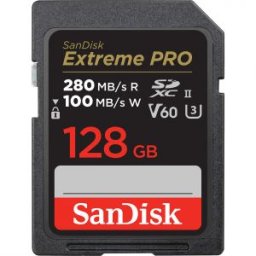 Extreme PRO SDXC UHS-II 128GB 280MB/s V60 (SDSDXEP-128G)