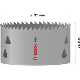 Bosch Set PRO Multi Material testera za otvore, 92 mm, sa navojem ( 2608901531 )