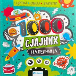 Crtaj, oboj, zalepi – 1.000 sjajnih nalepnica ( 29757 )