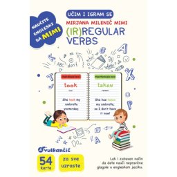 Mirjana Milenić Karte - Učim i igram se – IR(Regular) verbs ( 29636 )
