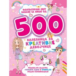 Fantastični svet zabave sa više od 500 nalepnica za kreativne devojčice ( 26641 )