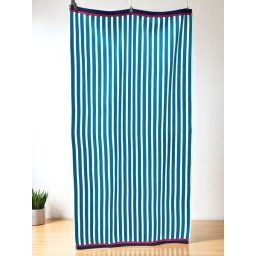 Plažni peškir “Plave linije“ – 100% pamuk – 160x80 cm A53 ( VLK000668-plavelinijea53 )