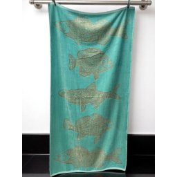 Plažni peškir "Fish" – 90x174 cm, 100% pamuk B9 ( VLK000680-"fish"b9 )