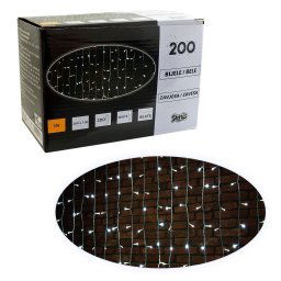 200 LED zavesa, belo svetlo