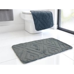 Dvodelni set prostirki za kupatilo – Cik-cak dizajn A6 ( VLK000185-sivabojaa6 )