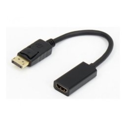 E-green Adapter displayport 1.4(m)-hdmi 2.0(f) kabl 20cm crni ( 54123 )
