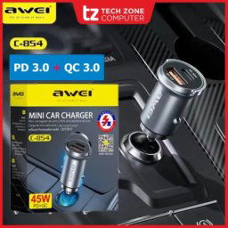 Awei c-854 qc3.0 30w 2-port Punjač za auto ( 55988 )