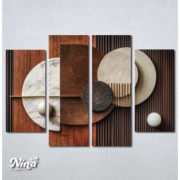 Slike na platnu Krugovi u teksturi Nina641_4