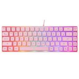 Tastatura White Shark GK 2201 Ronin US pink