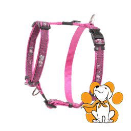 Rogz Pink Love S, 11mm, Klasični Am Za Pse, Roze