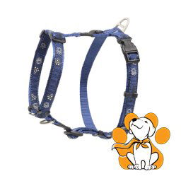 Rogz Navy Paw L, 20mm, Klasični Am Za Pse, Plavi