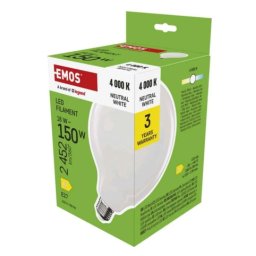 Emos zf2d83 Led sijalica filament globe g125 18w(150w) 2452lm e27 nw ( 3523 )