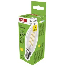 Emos zf3d03 Led sijalica filament candle 1,8w(25w) 250lm e14 nw ( 3518 )