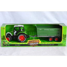 Merx igračka traktor 14.5cm metal plastika ( MS01378 )