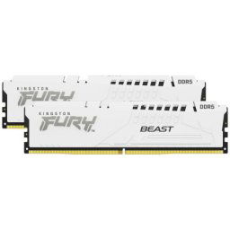 Kingston DDR5 64GB (2x32GB) 5600MHz CL40 [FURY Beast] White XMP memorija ( KF556C40BWK2-64 )