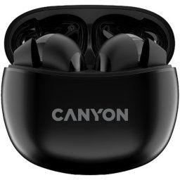 Canyon TWS-5 bluetooth headset, type-C, black ( CNS-TWS5B )