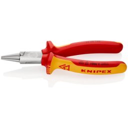 Knipex izolovana klešta za hvatanje sa okruglim čeljustima 1000V VDE 160mm ( 22 06 160 )